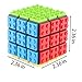 3x3 Speed Cube Black 3x3x3 Magic Speed Cube Puzzles Sturdy and Smooth Speed Cubes Puzzles Toy Montessori STEM Educational Toys Gift for Kids and Adults
