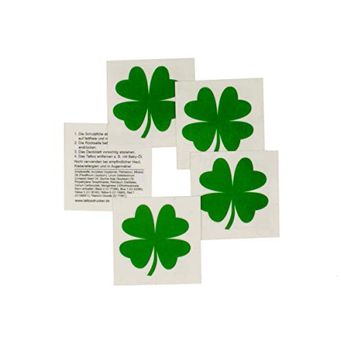 10 x Kleeblatt Tattoo - Cheerleader Tatttoo -...