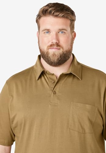 KingSize Men's Big & Tall Heavyweight Jersey Polo Shirt4