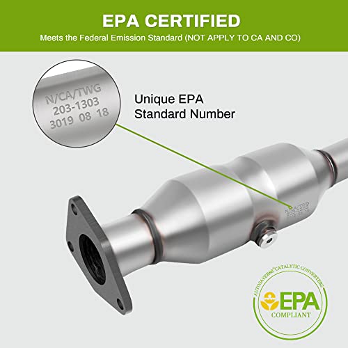 Autosaver88 Catalytic Converter Compatible With 2003-2007 Accord 2.4L Direct-Fit Stainless Steel (Epa Compliant) #TOP2