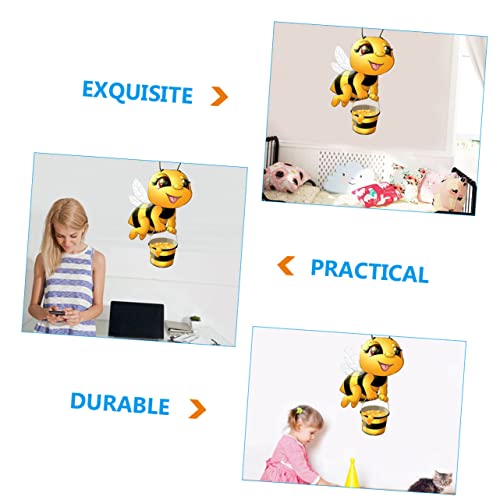 Hohopeti 4 Pcs Pvc Removable Bees Kids Decals Room Diy Art Cartoon Stickers Animal Window Mural For Bee Bedroom Nursery Playroom Decor Wall Bumblebee Decal Decorations #TOP6