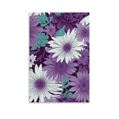 Toile moderne violette pour décorer votre chambre avec élégance