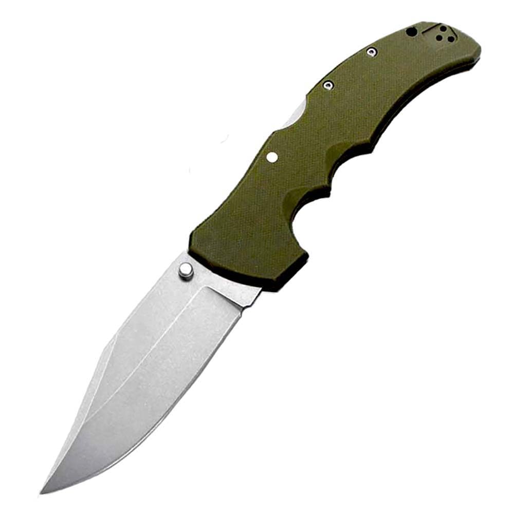 Joa klappmesser edc taschenmesser scharfe groß, Klappbar g10 Grün, edelstahl S35VN klinge, Outdoor messer Jagdmesser, survival messer einhand, Camping tragbare messer