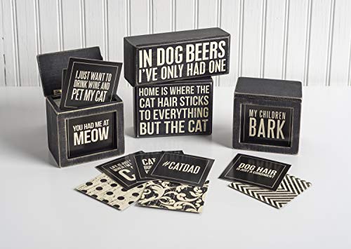 Primitives-by-Kathy-18027-Box-Sign-6-x-25-In-Dog-Beers Primitives by Kathy 18027 Box Sign 6 x 25 In Dog Beers