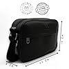 KADLOOK Sacoche Homme en Simili Cuir Noir - Sac à Bandoulière Réglable et Confortable - Mode Durable pour Usage Quotidien - Idéal Cadeau Pratique #2