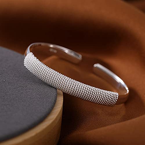 Bracelet s999 pur rétro mat, le cadeau idéal pour marquer les esprits