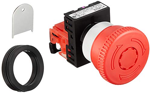 富士電機 非常停止用押しボタンスイッチ 赤 非照光 1個入 AM22V0E-01R