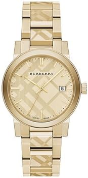 バーバリーレディース腕時計 Amazon.co.jp: バーバリー Burberry BU9038 City Unisex Watch - Gold
