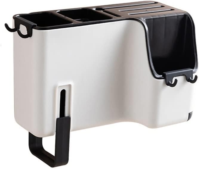 Wall Mounted Cutlery Drainer Rack Kitchen Spoon Fork Chopstick Storage Holder Tableware Organizer Gadget(Blue)