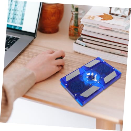 Levemolo Base portátil plegable para laptop con LED y ventilación miniatura 7