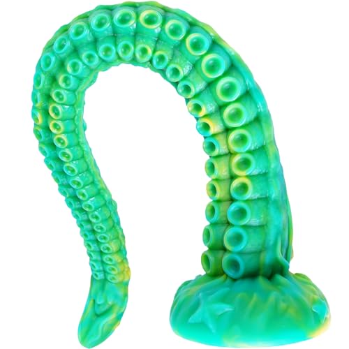 55cm extra langer Butt Plug,Tentakel-Riesen-Dildo mit starkem Saugnapf,extra große Größe für G-Punkt und P-Punkt,breites Analspielzeug.XXXL fat Monster Silikondildo für Butt Plug Prostata-Massagegerät