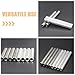 FUNOMOCYA Electrolytic Rods Set 10Pcs Iron and Aluminum Electrodes for Water Electrolyzer Compact 2.75In Square Electrolysis Test Accessories for Laboratory and Industrial Use