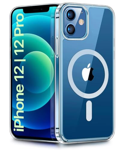 WOW IMAGINE Ultra-Hybrid Back Case Cover for iPhone 12 / for iPhone 12 Pro | Compatible with MagSafe | Drop and Camera Protection | Shock Proof Crystal Clear Mobile Back Case (PC+TPU, Transparent)- Best and cheap mobile covers in India