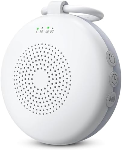 eSynic Mini Máquina de Ruido Blanco para Bebés y Adultos Recargab...