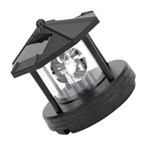 Lampe solaire rotative Tofficu pour illuminer un jardin sombre la nuit