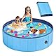 Hundepool,Hundeplanschbecken 120 * 30cm,Faltbarer Pool für Hunde,Tragbare Hundebadewanne,Kleines Planschbecken für Welpen und Kinder