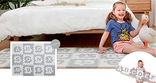 Ricokids - Tappetino Da Gioco Abc, Puzzle Eva Alfabeto, 122 Pezzi - 6