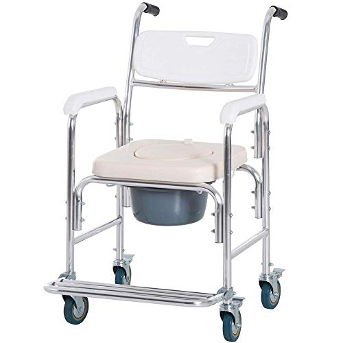 Walker chaise de toilette à roulettes pour un maintien à domicile serein
