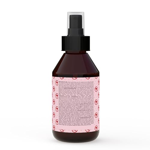 Belly Flohmittel für Hunde - 250ml - Floh- und Zeckenschutz ohne Flecken oder Rückstände, Flohspray wehrt Flöhe, Zecken und Mücken ab, vegan