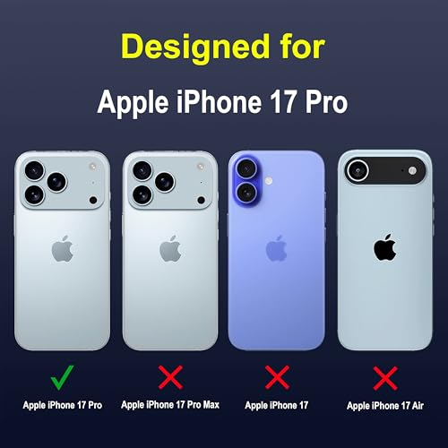 Image of Zapcase Back Case Cover for iPhone 17 Pro | Compatible for iPhone 17 Pro Back Cover | Liquid Silicon Magic Case with Camera Protection | Sapphire