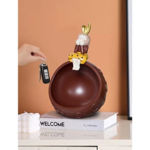 Plateaux décoratifs multifonctions pour rangement de clés et bonbons