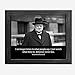 AMERICAN LUXURY GIFTS Winston Churchill Quotes Wall Art Print - 8x10 Inspirational Print - Watch What People Do, Behavior Never Lies For Retro Home, Office, Library & School Décor. Unframed