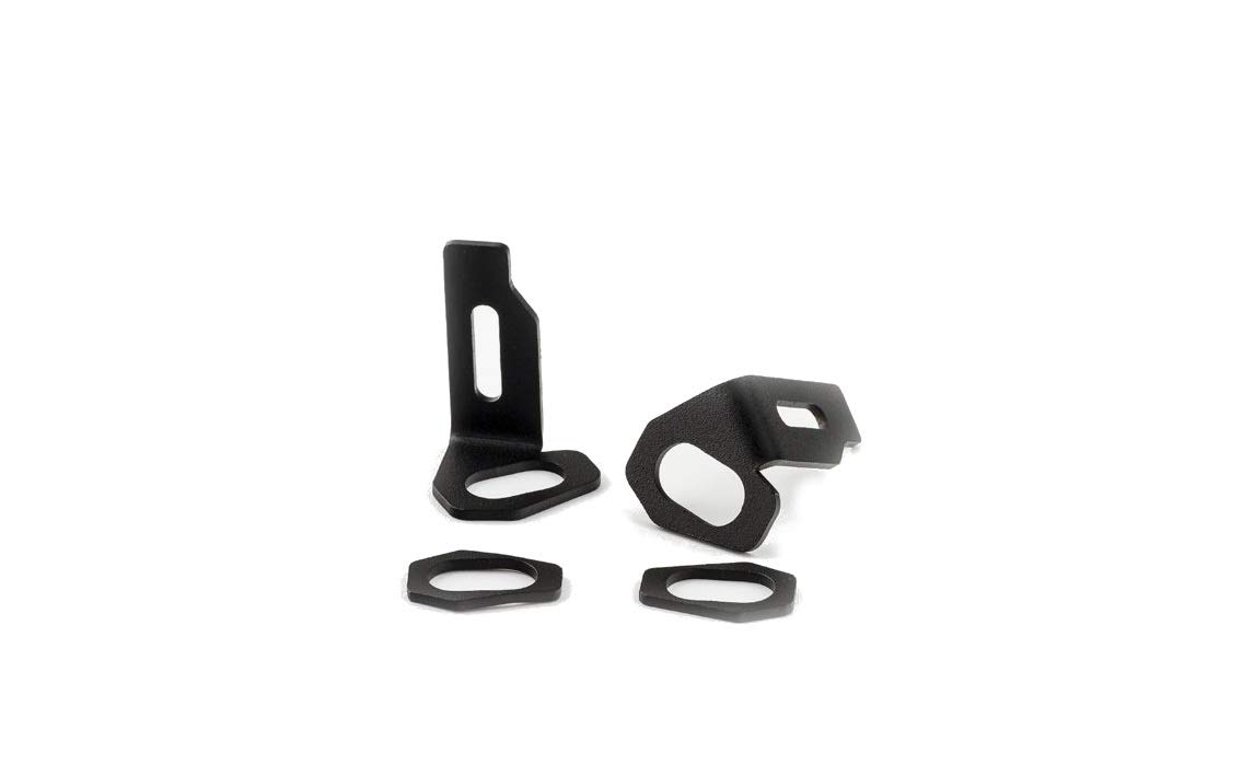 Puig 9653N Soporte Portamatrículas soporte portamatrícula de acero y poliamida con inclinación regulable, sistema de fijación seguro y diseño deportivo, Negro