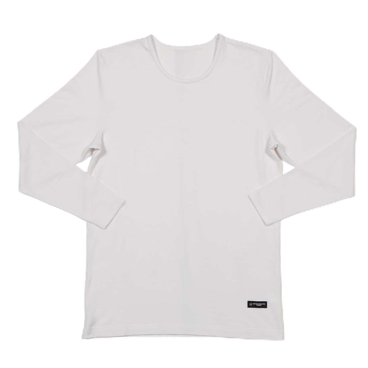 【値下げ】【491円】 HIROKO KOSHINO メンズ ベアツイル 長袖丸首Tシャツ