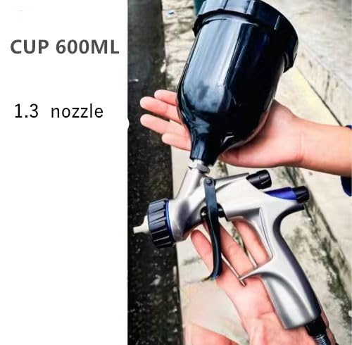 Basecoat HVLP Gravity Feed Spray Gun 1.3mm 600ml Cup for car Spray Tools