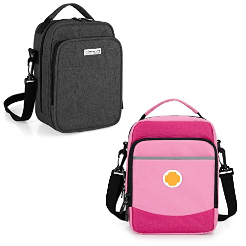 CURMIO Insulin Cooler Travel Case for Kids, Insulated Diabetes Supplies Bag with Shoulder Strap for Insulin Pens and Diabetic Supplies