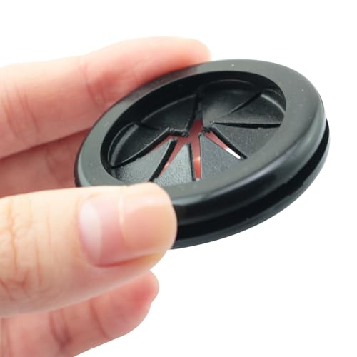 Image of 5PCS Black Trash Bag Plastic Holder Reusable Trash Bag Tie Down Tray Dual Sided 30x35 Diameter Flame Retardant Enclosure Seal For Kitchen Bathroom Office Fixed Trash Liner