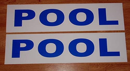 Peter Select (2) Pool 6 x 24 Real Estate Sign Riders 2 Sided Outdoor New Funny Retro Vintage Business Nostalgic Signs