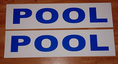 Peter Select (2) Pool 6 X 24 Real Estate Sign Riders 2 Sided Outdoor New Funny Retro Vintage Business Nostalgic Signs #TOP7