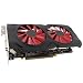 TICFOX AMD Radeon RX 580 8GB GDDR5 Grafikkarte 256-Bit, 2048SP, mit PCI Express 3.0 x16 Gaming Grafikkarte Dual-Lüfter mit 3X DisplayPort, 1×HD-Multimedia-Schnittstelle für Desktop Computer