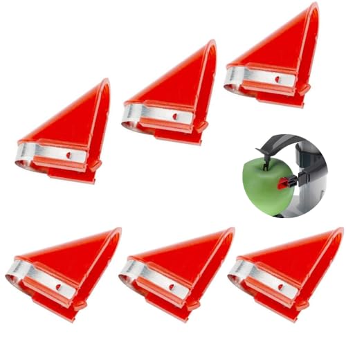 Potato Peelers Blades, 6 Pieces Stainless Steel Replacement Blades Automatic Rotating Fruits Vegetables Cutter Peeling Tool for Automatic Electric Potato Peeler