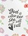 Produktbild God is within her She will not fall: romantic gifts for him notebook moleskine leather notebook leather journal for men leather bound journal ... lined paper cute gifts for him lock diary