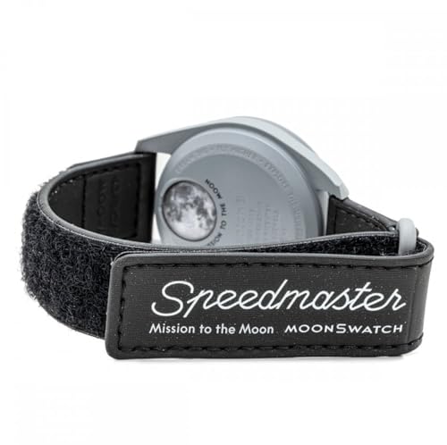 Image of Omega x Swatch Moon Swatch Mission to The Moon Speedmaster Black - New, SO33M100, Unisex, Black, Modern