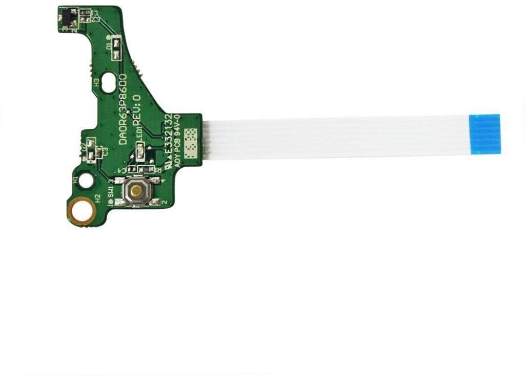 TravisLappy Laptop On Off/Power Button Board with Cable for HP Pavilion 15E 15-E Series P/N DA0R63PB6D0