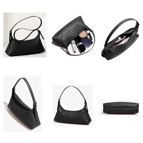 Image of Handbags Shoulder Bags for Women Small Bags Women's Woven Tote Bag Crossbody Handbag Travel Hand Bag Purse Hobo