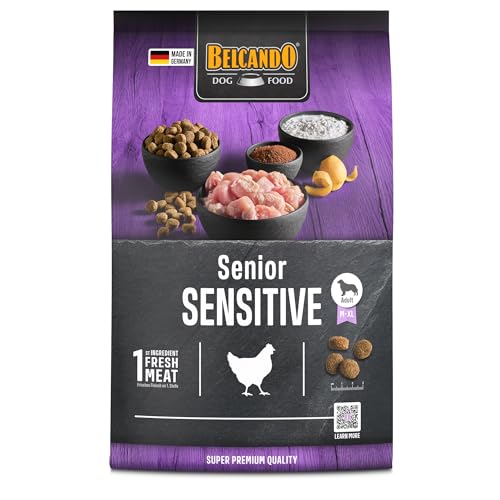 Belcando Senior Sensitive [4 kg] Hundefutter | Trockenfutter für ältere & empfindliche Hunde | Alleinfuttermittel für ältere Hunde Aller Rassen