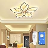 LED Deckenleuchte Größe: Ø70cm * H6.5cm, Leistung: 40W, Lichtstrom: 2380 Lumen, Arbeitsspannung: 220V-240V,Material: Eisen + Acryl.durchschnittlichen Betriebsdauer von 50.000 Stunden ausgestattet.LED - Bestrahlungsbereich: 8㎡-15㎡.