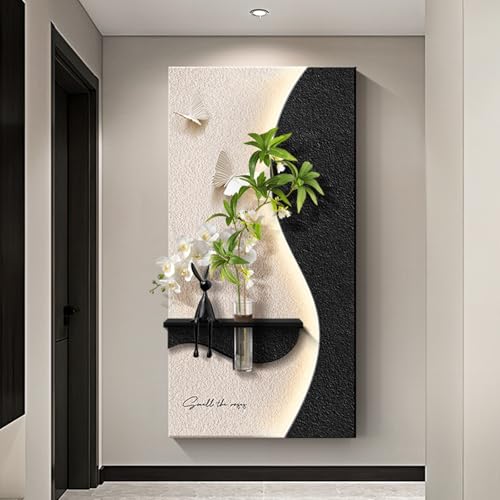 HDZNDH 3D Wall Art Decor With Led Light, Sandstone Texture