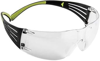 3M Secure Fit 400 Series Protective Eyewear, Standard, Black/Green