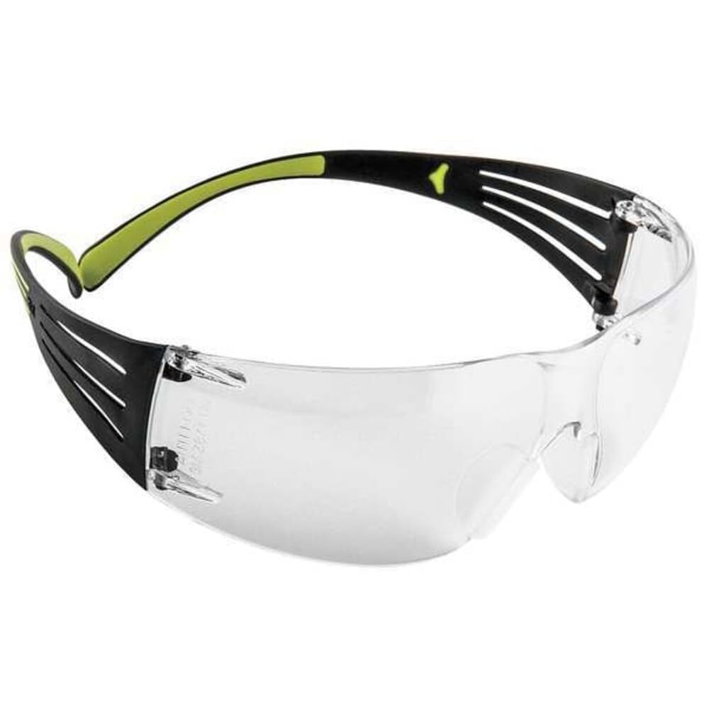 3M 10078371662117 Secure Fit okulary ochronne serii 400, standardowe, czarne/zielone