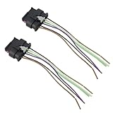 61132359993 2PCS Rear Tail Light Connector Plug 6-Pin Wiring Harness Repair for BMW...