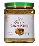 Jiva Organics Organic Garam Masala Powder 1 Pound Bulk Jar - NON-GMO, Salt Free, Premium Indian Spice Blend