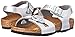 Birkenstock Rio Sandal (Toddler/Little Kid/Big Kid),Silver,34 EU (3-3.5 N US Big Kid)