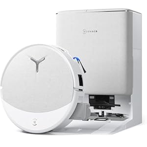 ECOVACS DEEBOT T90 PRO Omni Saugroboter mit Wischfunktion, Roboterstaubsauger 30.000 Pa, Schnellladen mit PowerBoost, OZMO Roller 3.0 mit TruEdge, automatische Dosierung der Reinigungslösung, Weiß