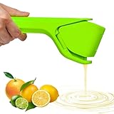 Premium Safe Material: Crafted with food-grade, BPA-free thickened Polypropylene (PP) material, this lemon squeezer is odor-free, non-reactive and safe for direct contact with food. Its durable design includes a handle resistant to bending for long-l...