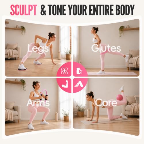 25-in-1 Pilates Kit for Home Workouts, Pilates Essentials Kit for Women by Seaside Brother - Used condition - Image 4